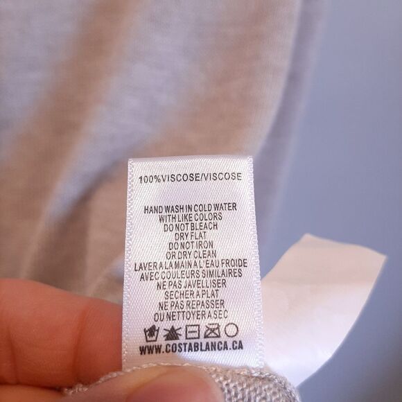 🍁COSTA BLANCA Beaded Button Front Cardigan Sweater Soft Viscose Knit - Picture 15 of 15